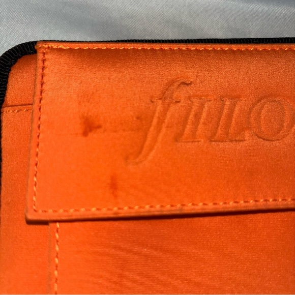 FILOFAX Orange Urban Style Organizer Binder Zip Around - Picture 12 of 12